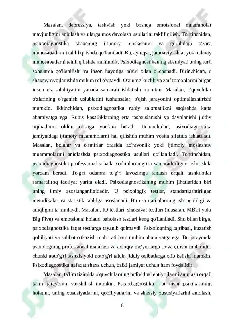 Psixodiagnostik Tushunchalar Lug'ati 6