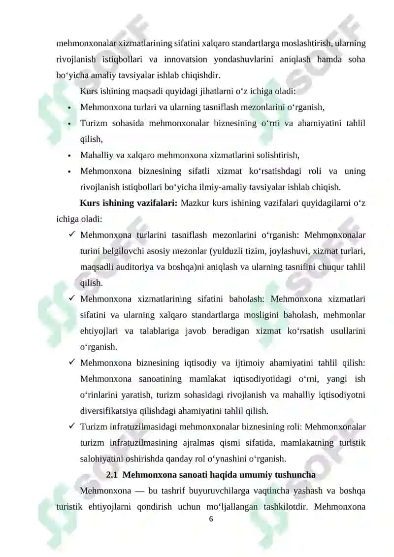 MEHMONXONALARNING TURLARI VA TASNIFLANISHI 6