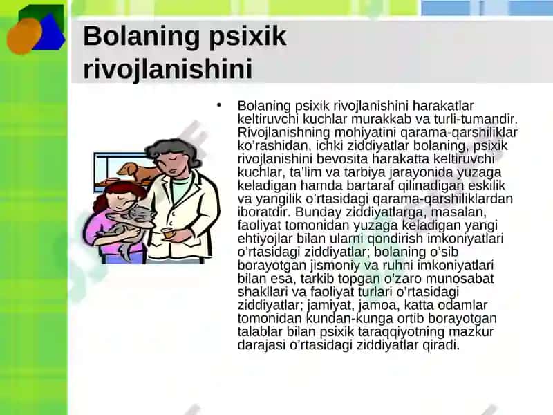 Psixiktaraqqiyot va ta`lim 6