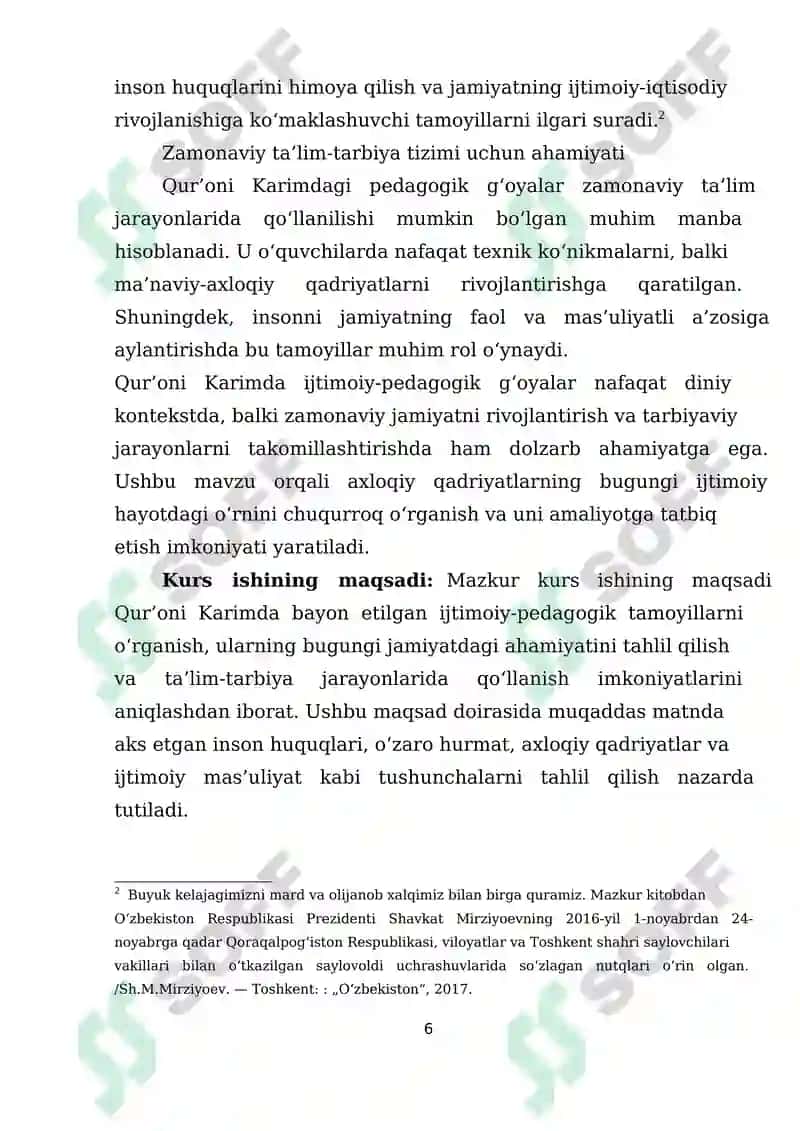 Islom dinining muqaddas kitobi Qur'oni karimda ijtimoiy-pedagogik g‘oyalar 6