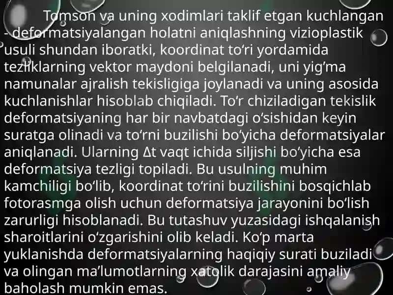 Metallarni bosim bilan ishlash nazariyasi 6