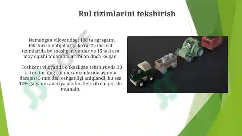 Filtrlarni tozalash va yog' almashtirish 6