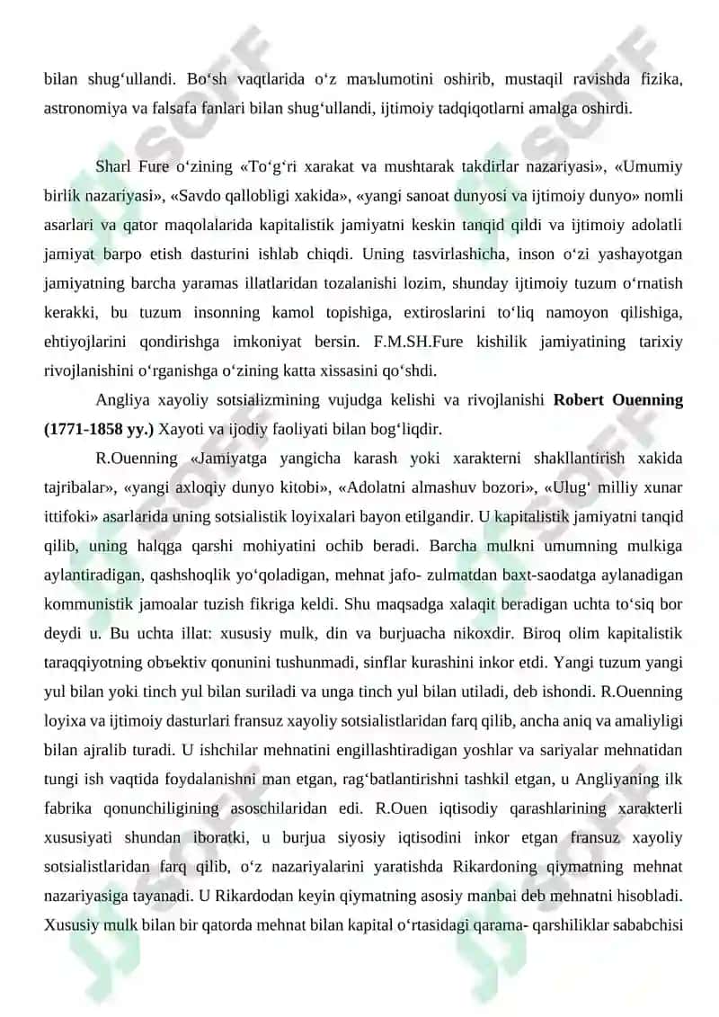 Xayoliy Sotsializm Tarixi 6
