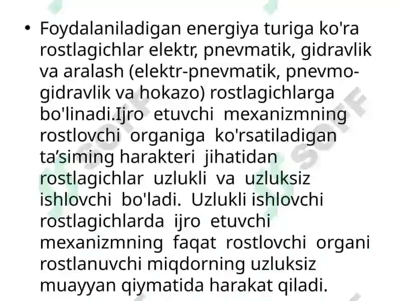 AVTOMATIK ROSTLAGICHLAR 6