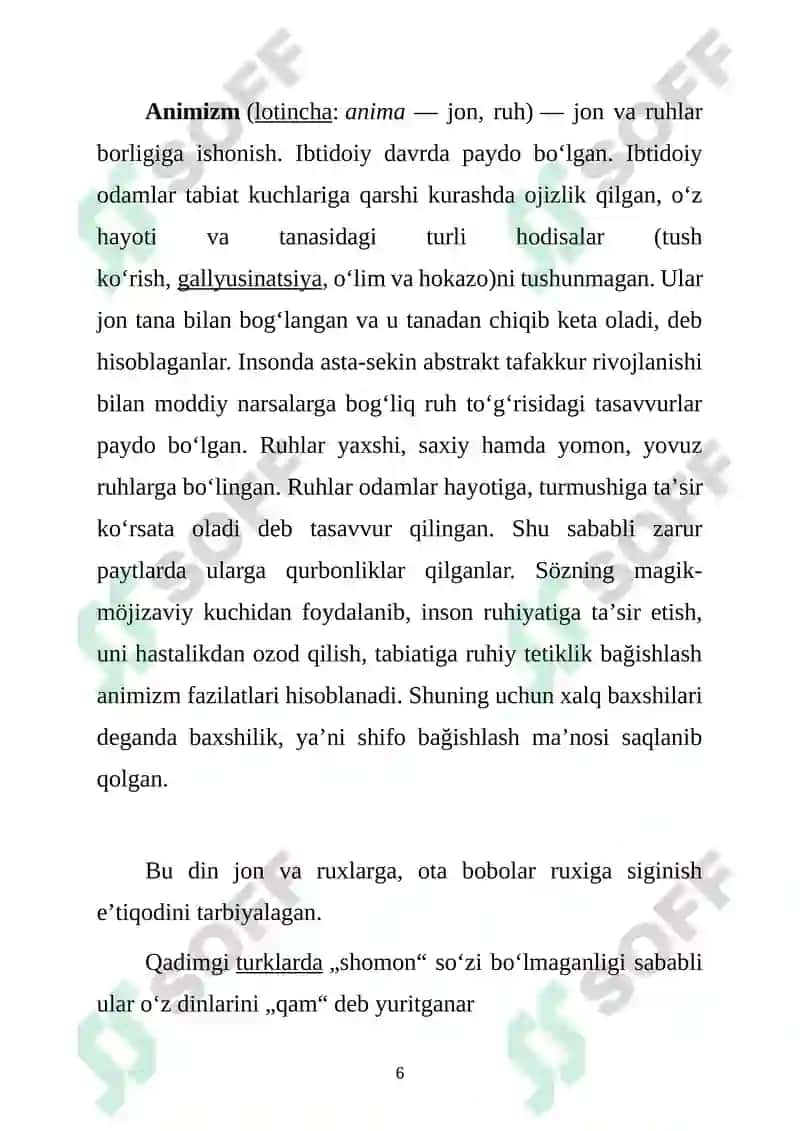 Tangrichilik Dini 6