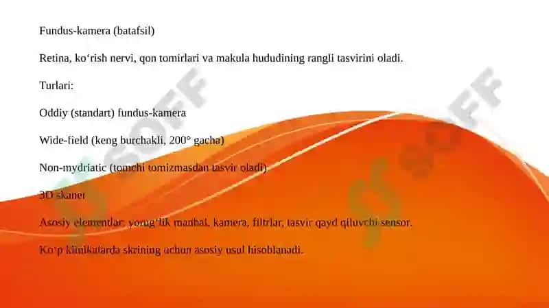 RETINA VA KO‘RISH YO‘LLARINI TEKSHIRISHDA ZAMONAVIY DIAGNOSTIKA 6