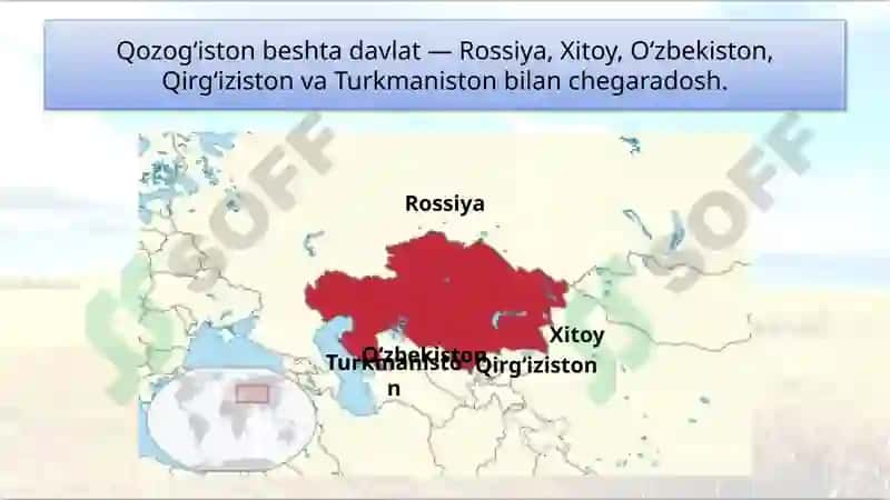 Qozog‘iston Respublikasi geography 6