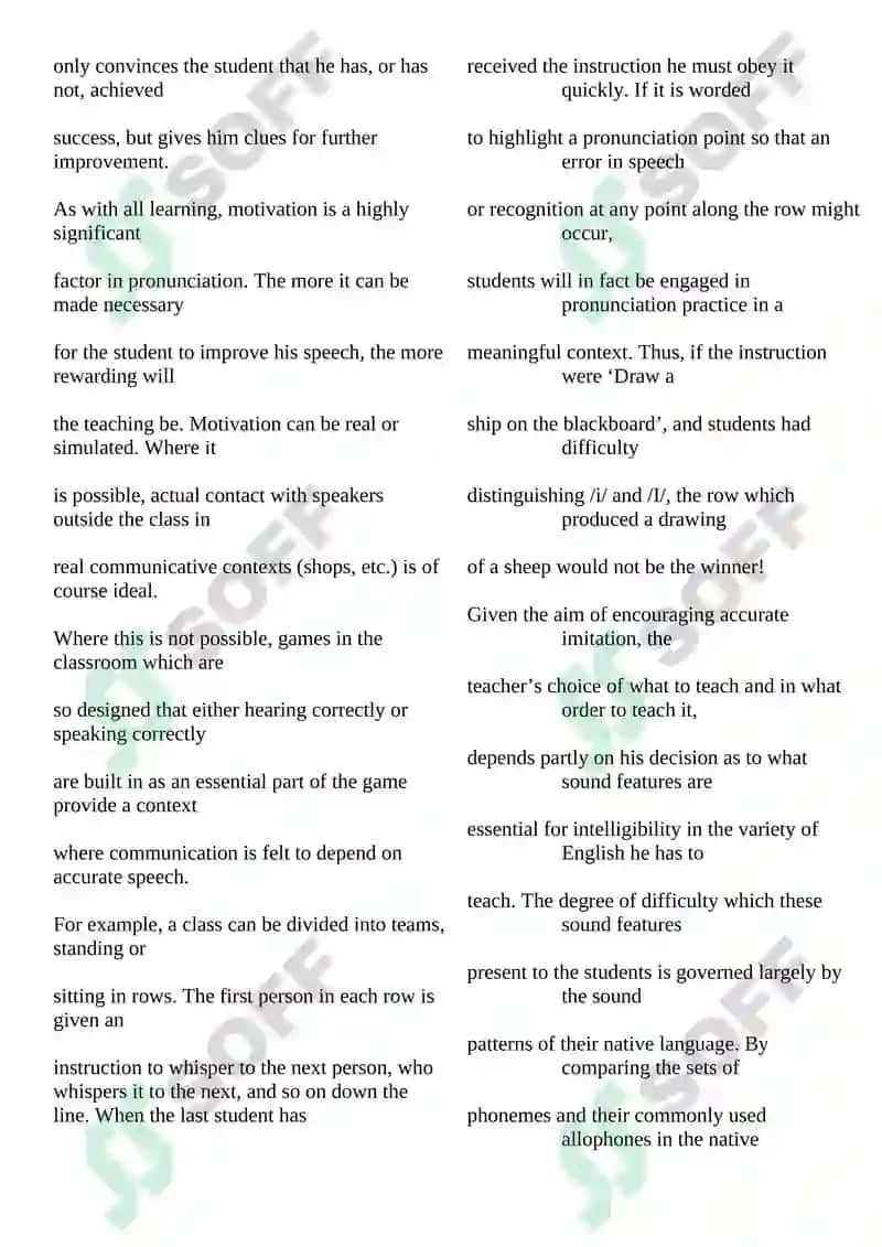 COURSE PAPER The role of teaching methods in the process of  FLT 6