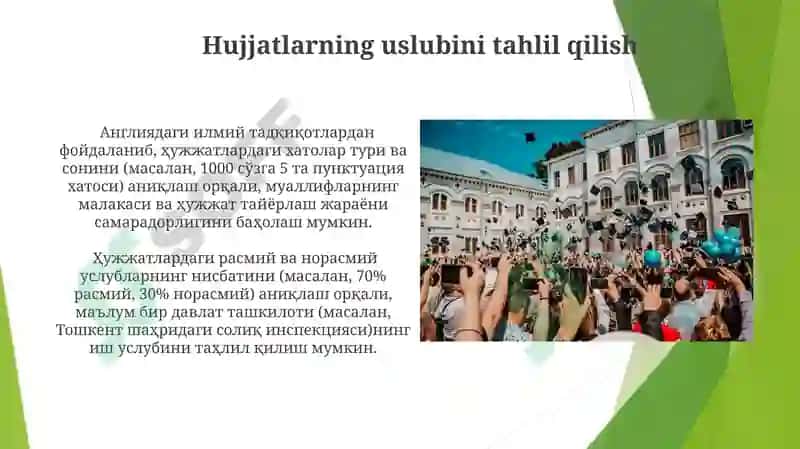 Elektron hujjatlar bilan ishlash 6