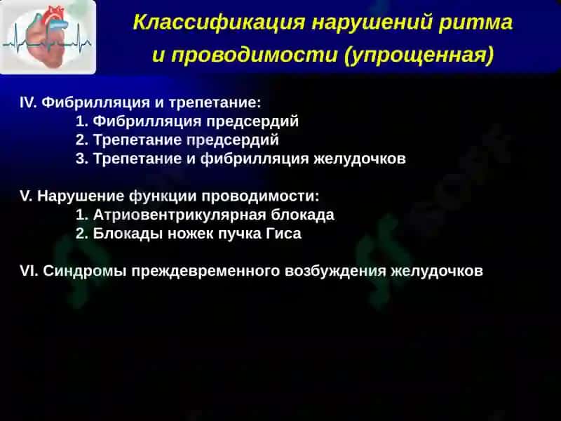 Нарушения ритма и проводимости 6