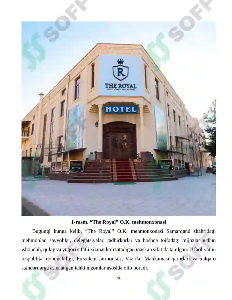 MALAKAVIY AMALIYOT HISOBOTI 6