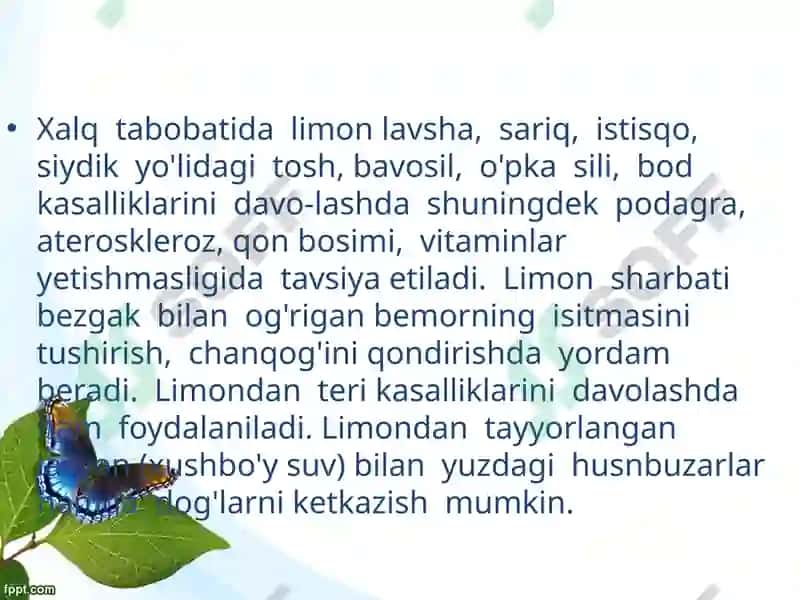 Mandarinning biologik xususiyatlari 6