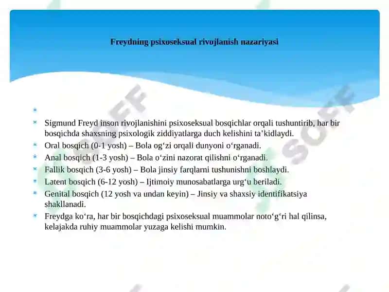 Psixologik rivojlanishning ziddiyatli davrlari 6