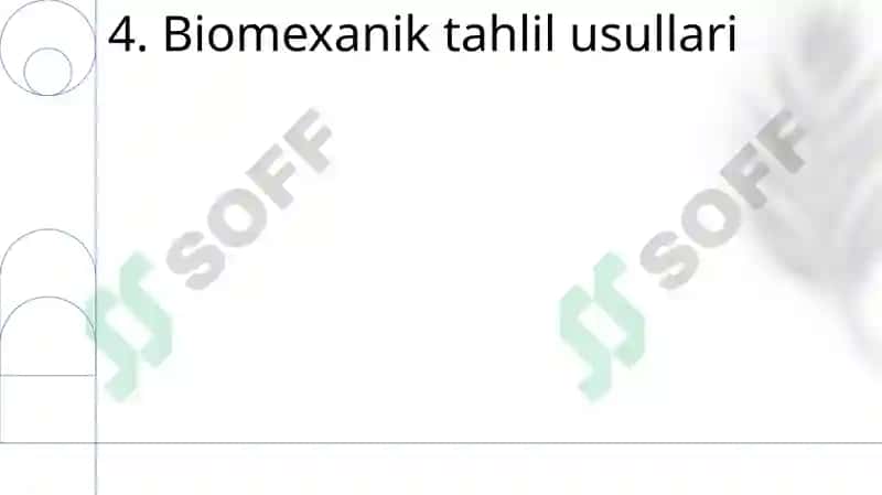 Odamlar harakatlari biomehanikasi 6