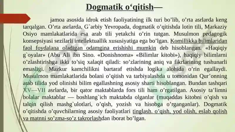 TA’LIMNING TASHKILIY SHAKLLARI VA METODLARI 6