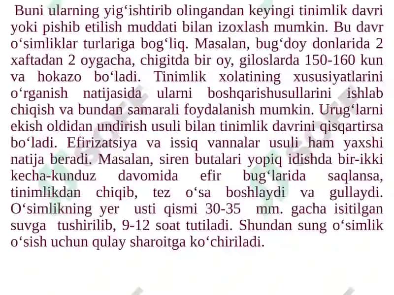 O‘simliklarning harakatlari 6