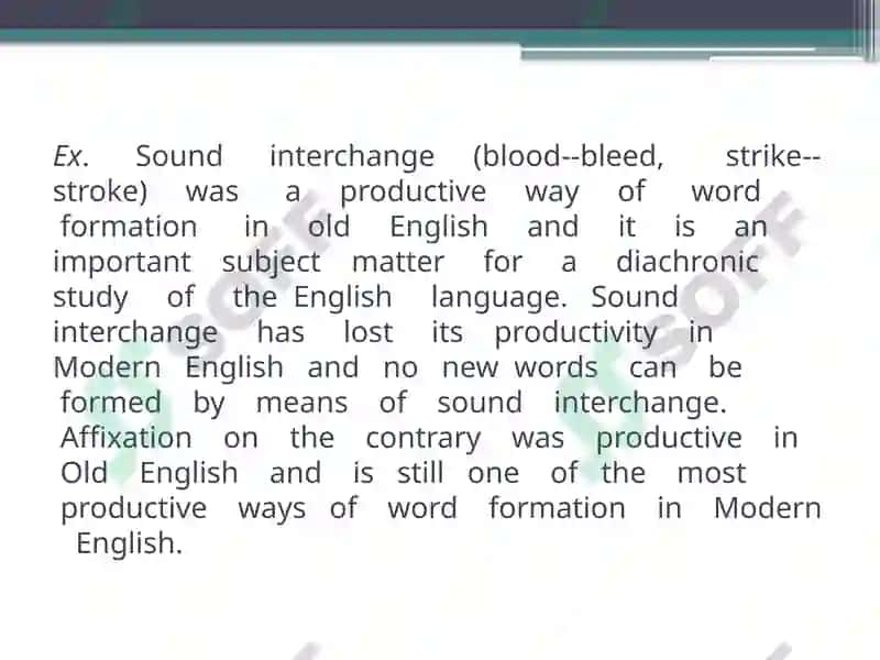 Word Formation and Affixation Lecture 3 6