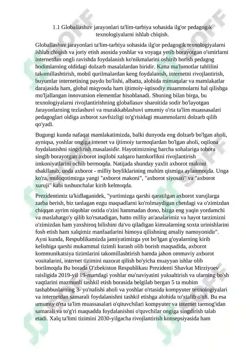 Globallashuvning asoslari 6