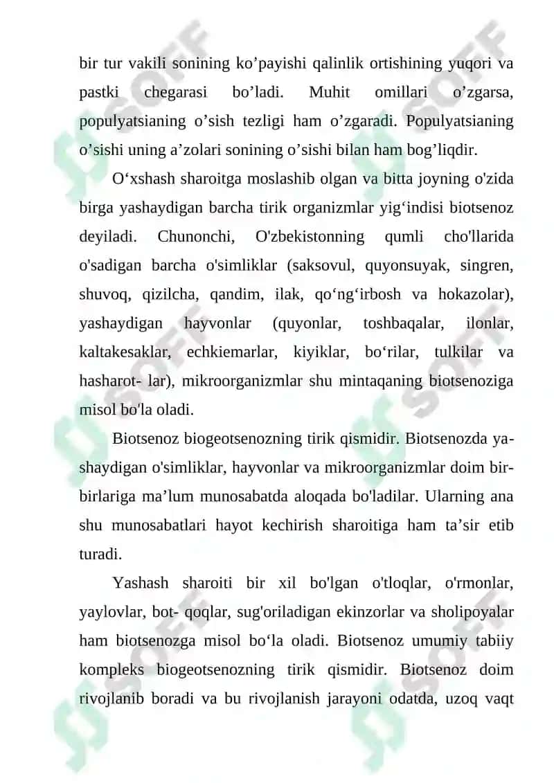 Populyatsiya ekologiyasi 6