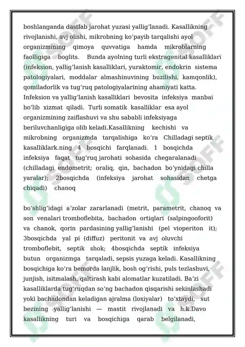 Chilladagi septik kasalliklar 6