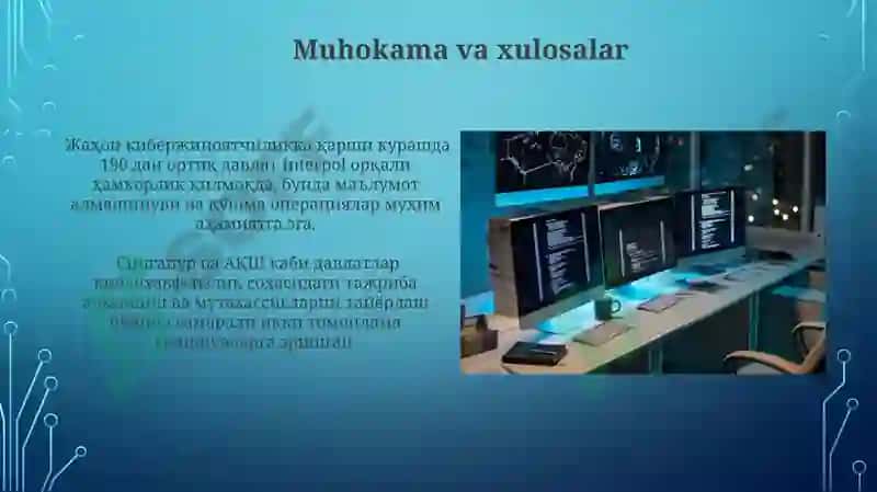 Xalqaro kiberxavfsizlik va hamkorlik 6