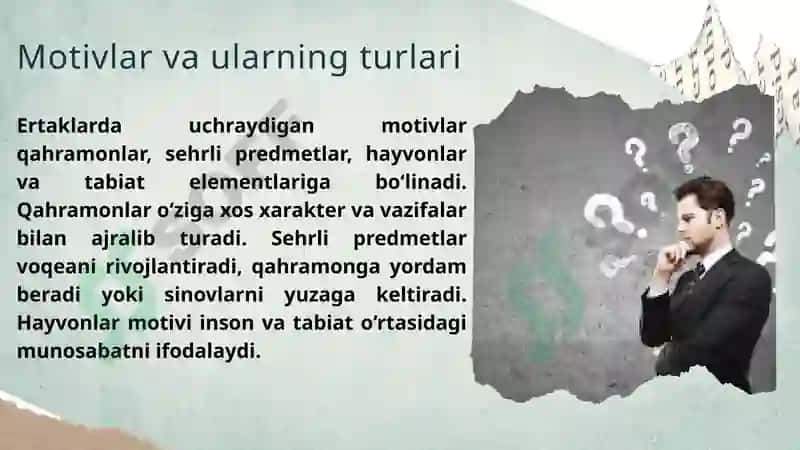 Xalqaro Ertak Motivlari 6