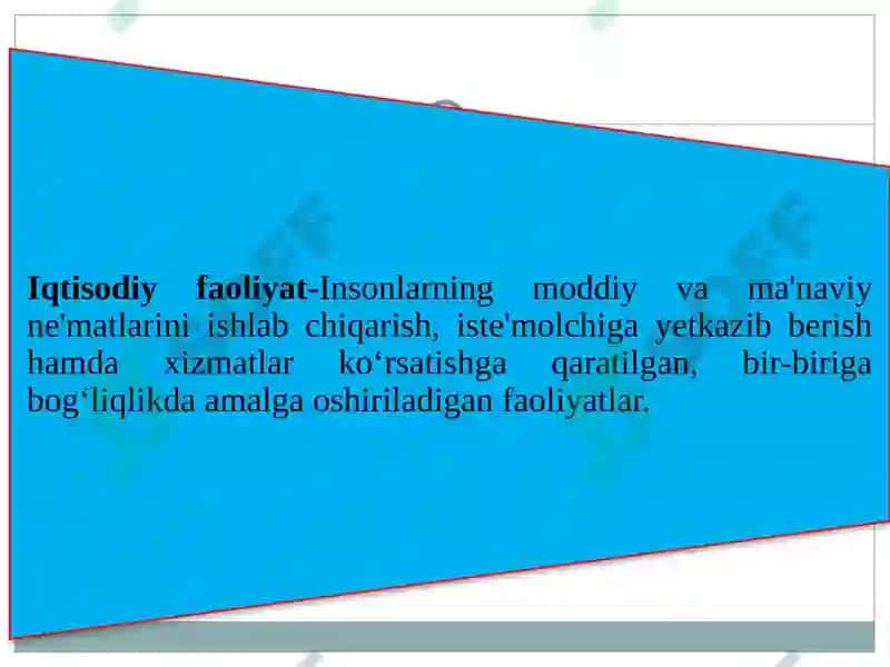IQTISODIYOT NAZARIYASI 6