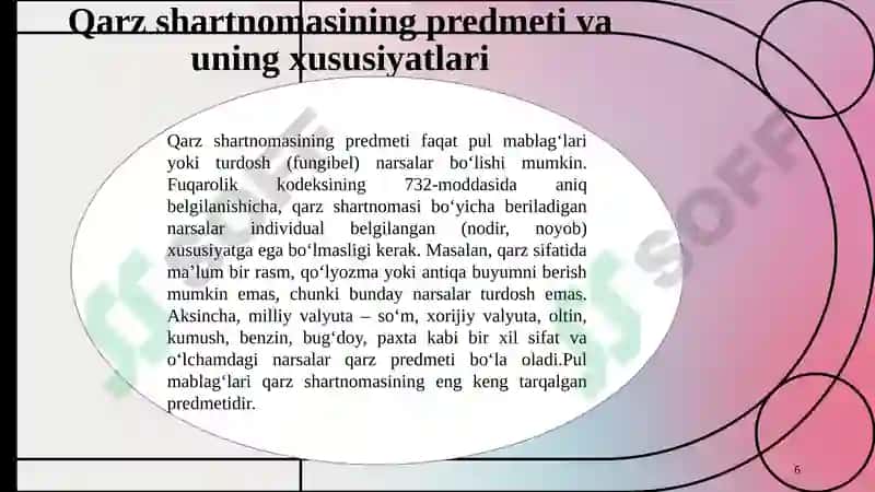 Qarzshartnomasi 6