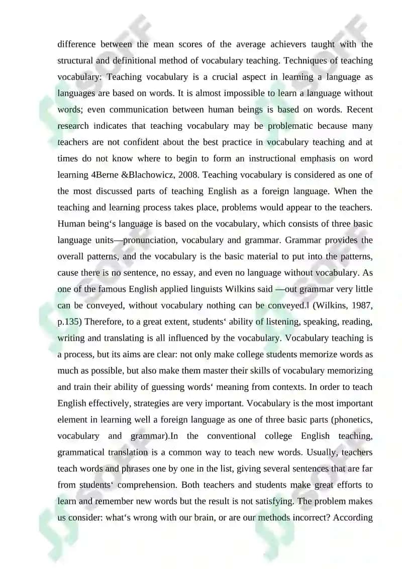 Methods and approaches in  vocubulary teaching and  their influence on studentʼs acquisition 6