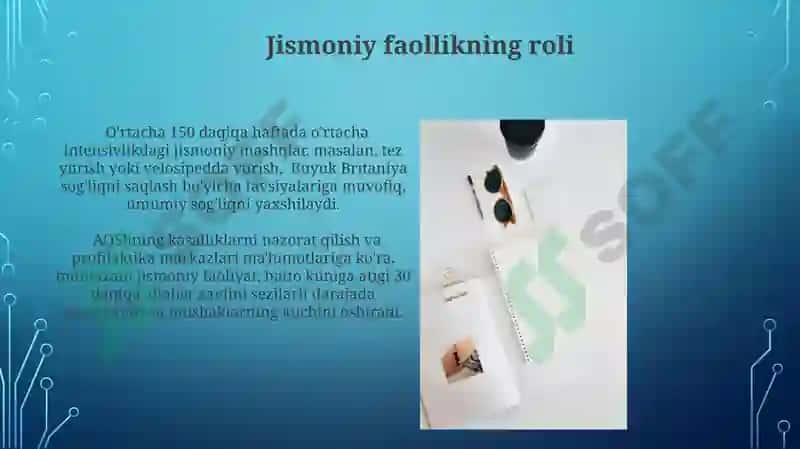 Sog'lom Turmush Tarzi va uning Salomatlikni Shakllantirishdagi Ahamiyati 6