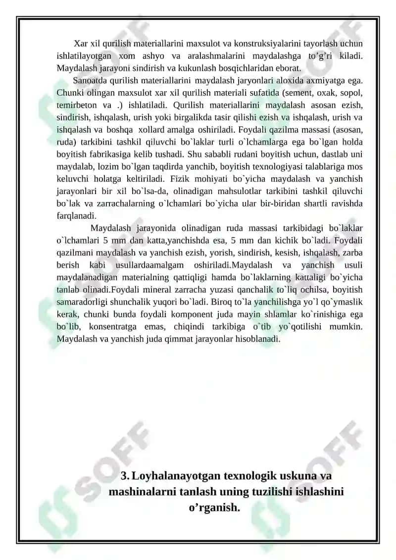 valikli maydalagichlar kurs loyihasi 6