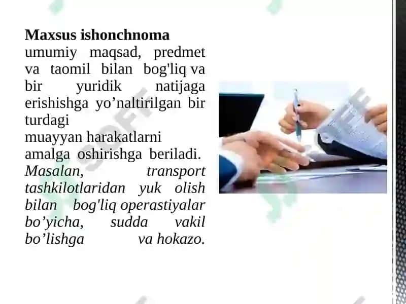 Ishonchnoma va dalolatnama 6