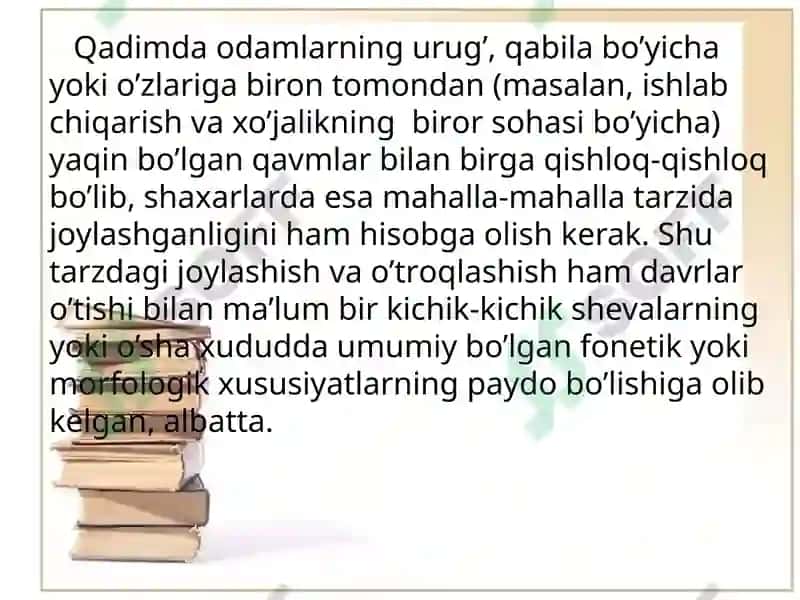 O'zbek shevalarining tarqalish hududlari 6