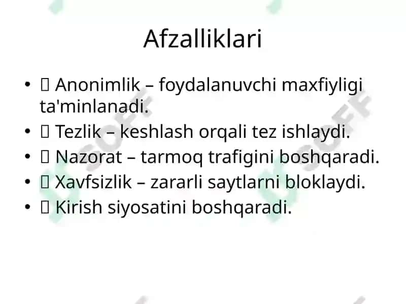 Proksi-serverlar(Kompyutertarmoqlarifani) 6