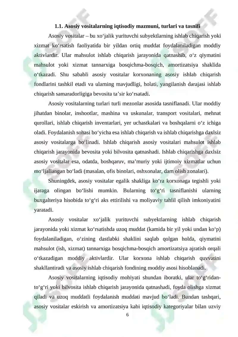 Asosiy vositalar hisobi 6