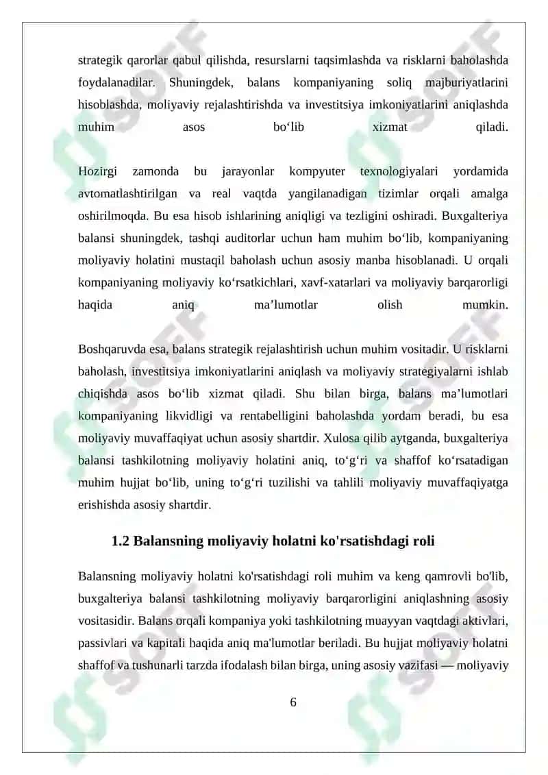 Buxgalteriya Balansi haqida 6