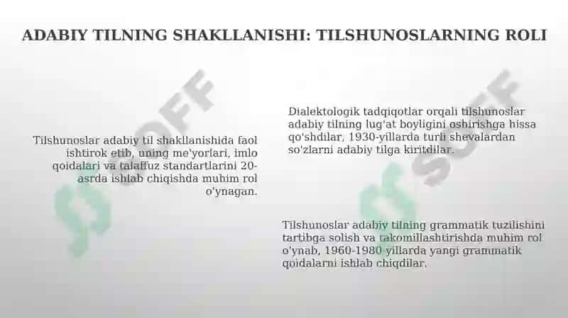 Oʻzbek etnosining tili masalasida tilshunoslarining qarashlari 6