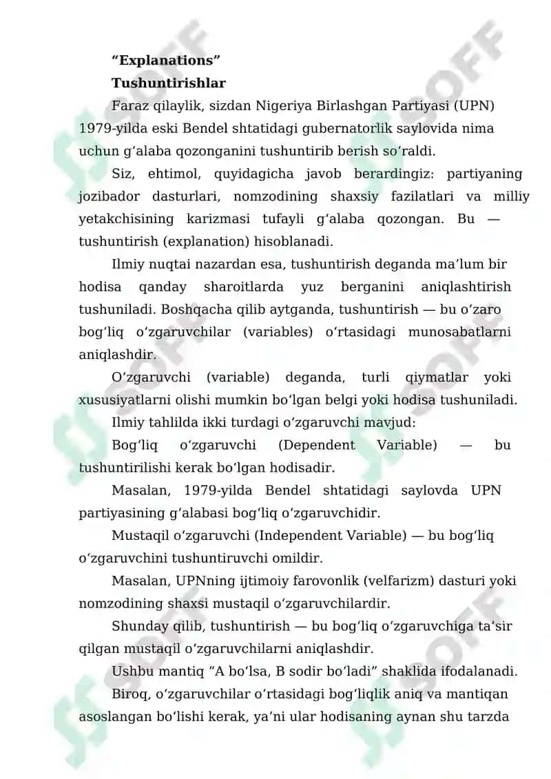Siyosiy Tahlil va Siyosat Fani 6