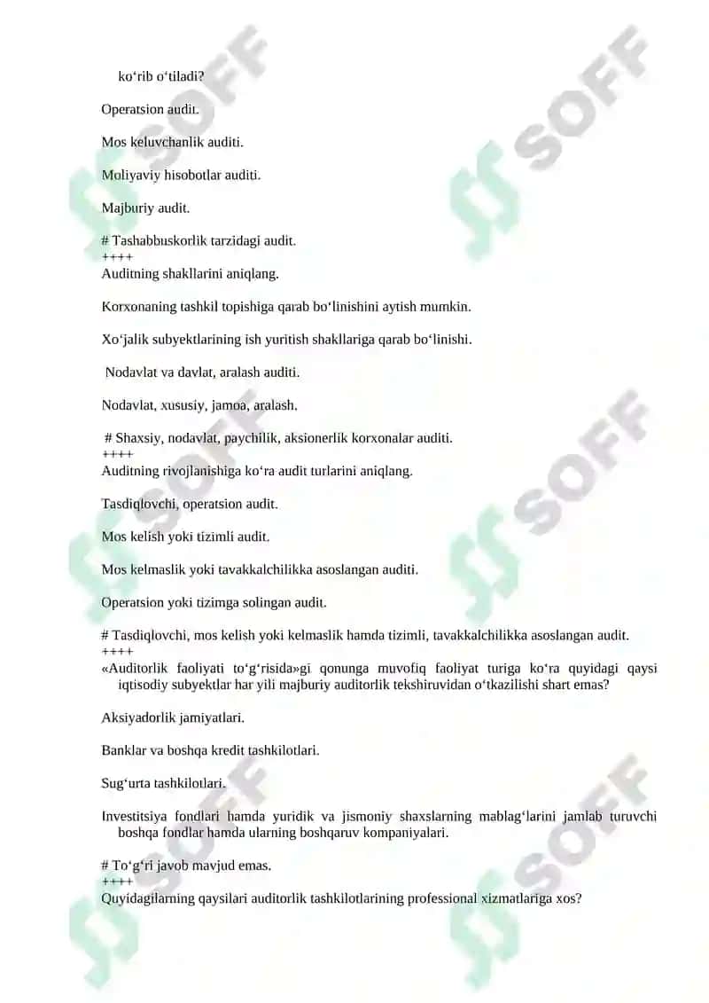 Auditorlik faoliyati 6