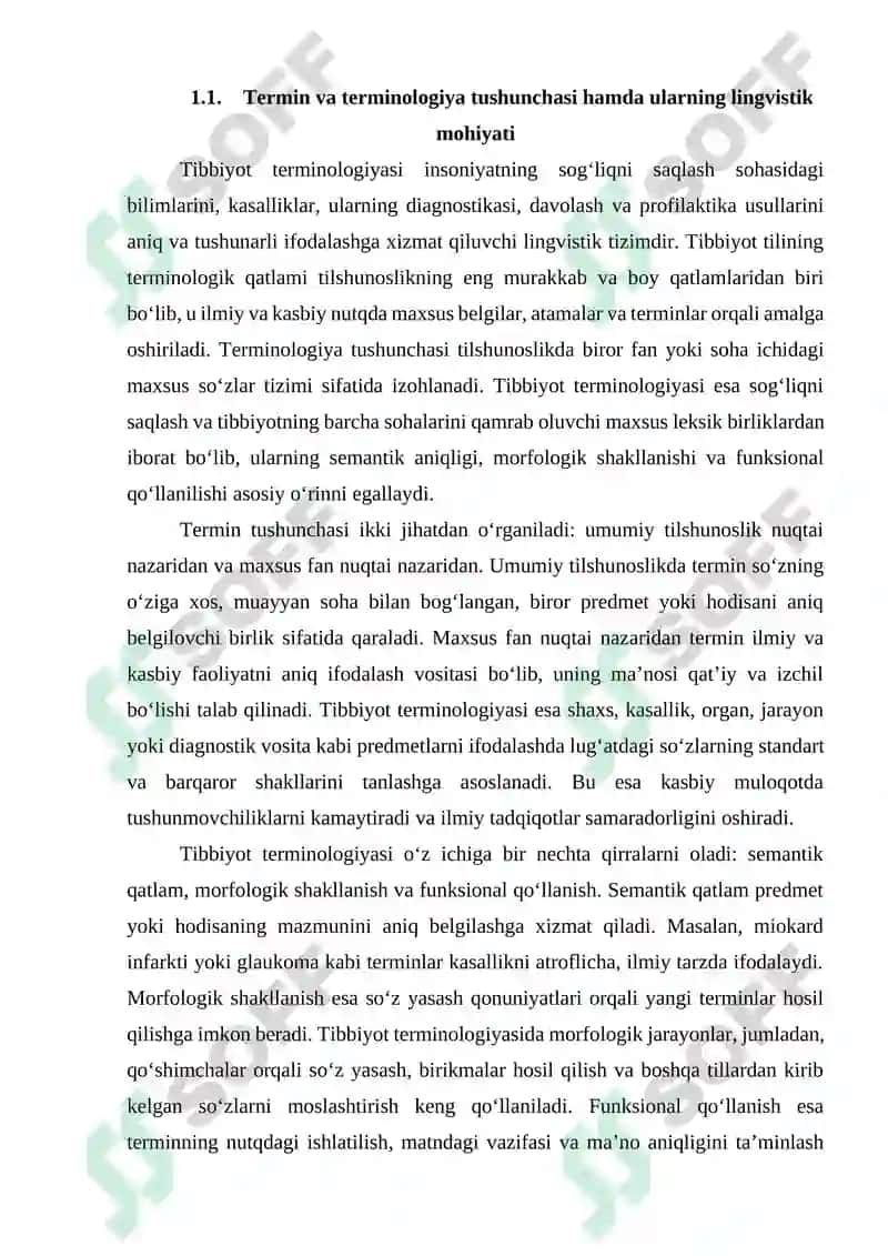 Tibbiyot terminlarining o‘zbek tilidagi mukammalashuv jarayonlari 6