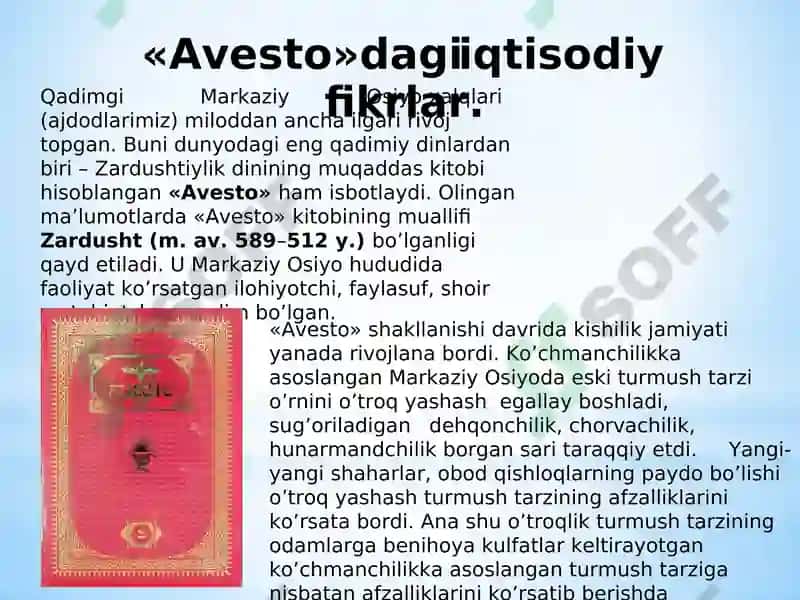 Qadimiy dinlarning iqtisodiy jihatlari 6