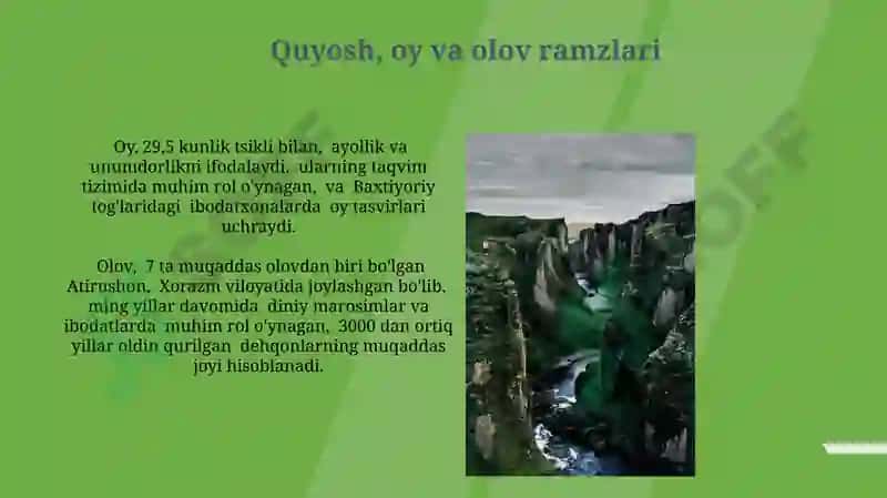 Suvning muqaddasligi 6