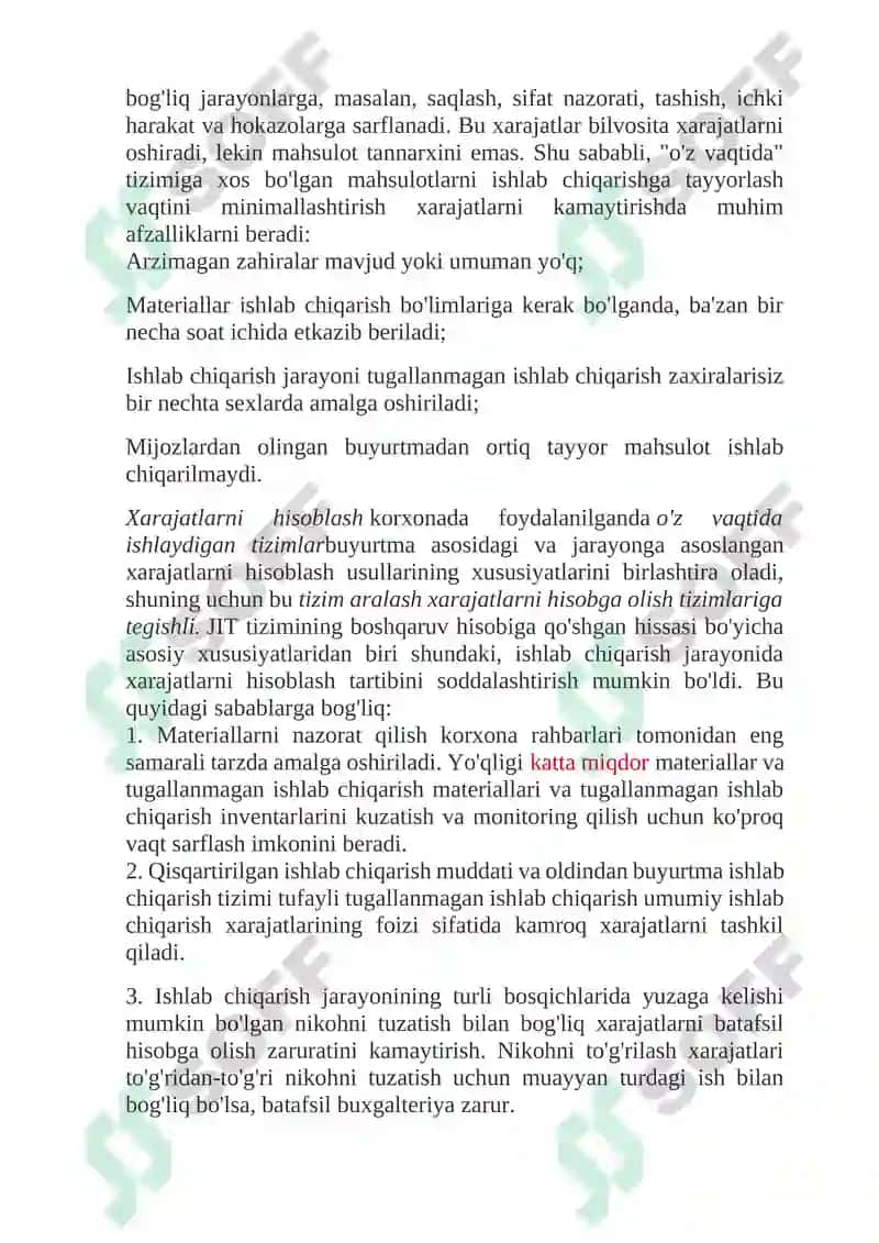Activity-based-costing (A,B,C) usuli 6