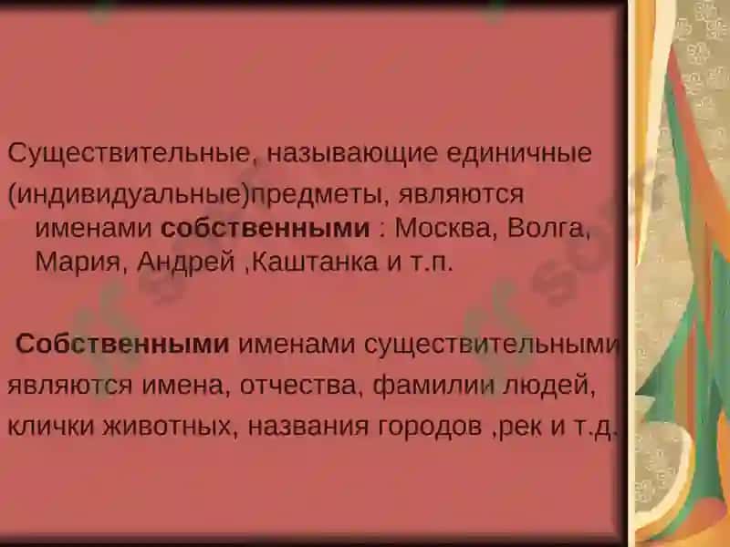 Имя существительное 6