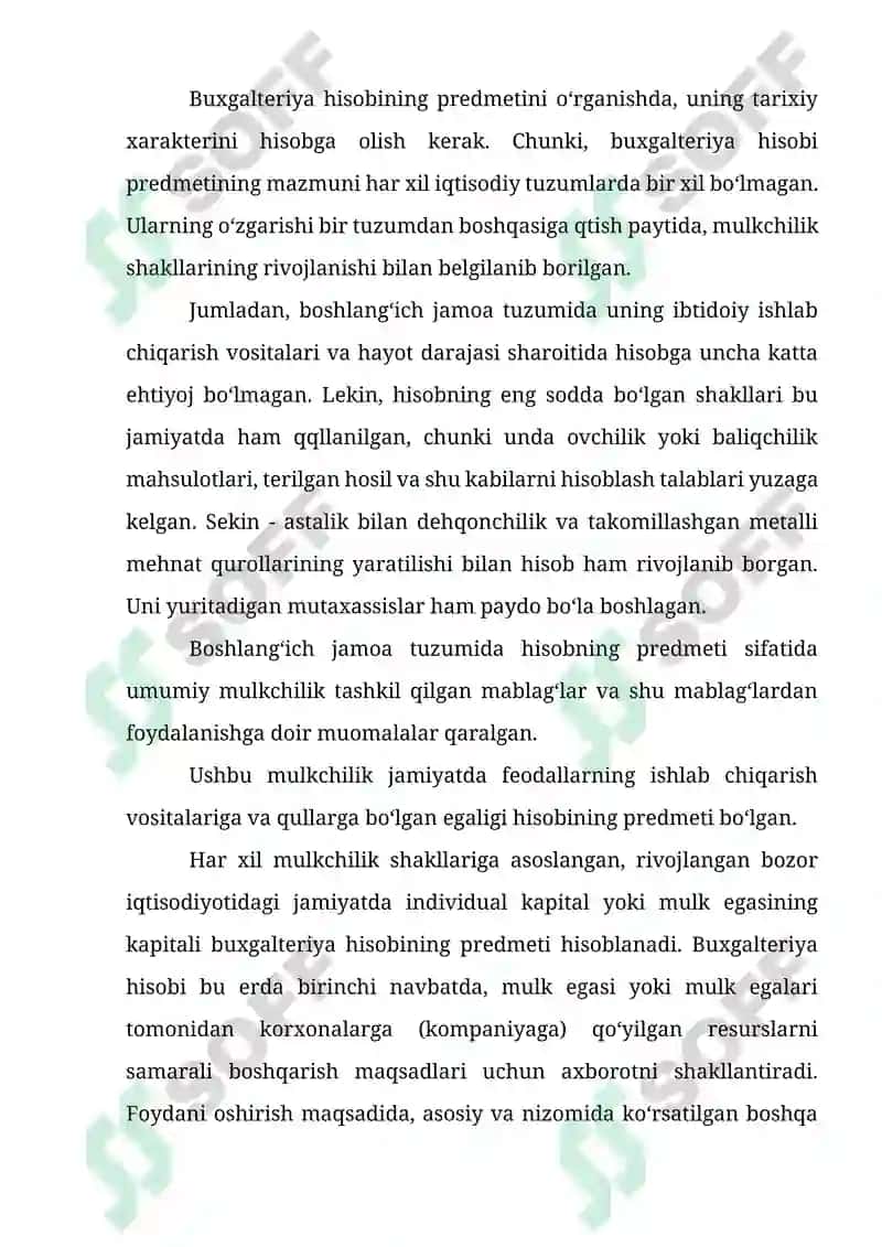 MATERIAL, MEHNAT VA USTAMA HARAJATLARI 6