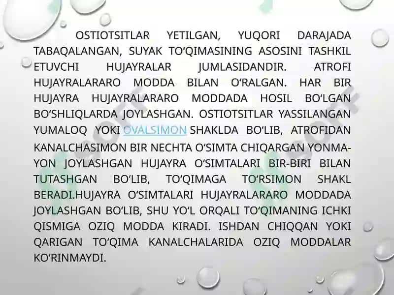 Suyakto’qimasining mineral tarkibi 6