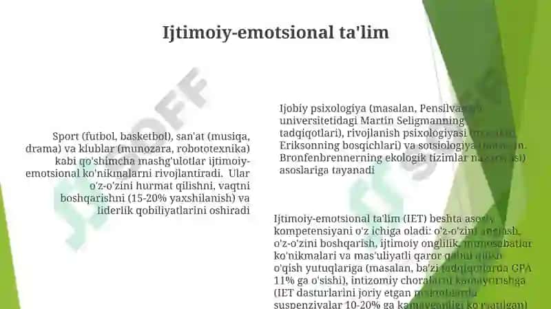 Fuqarolar faolligining qo'shimcha ta'limdagi (QT) konsepsiya asoslari 6
