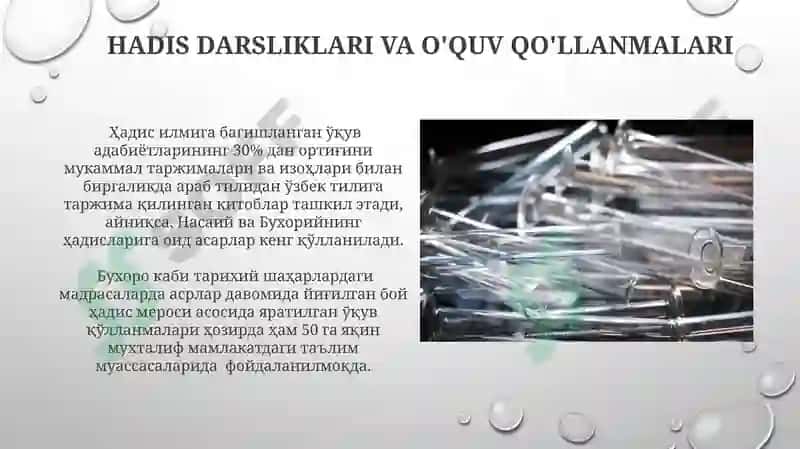 Hadis ilmi va uning tarbiyaviy ahamiyati 6