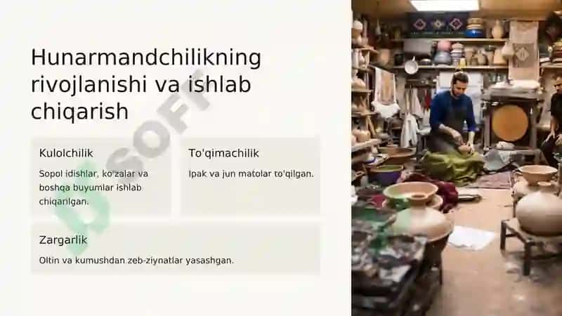 Buxoro amirligi ijtimoyi iqtisodiy hayoti 6
