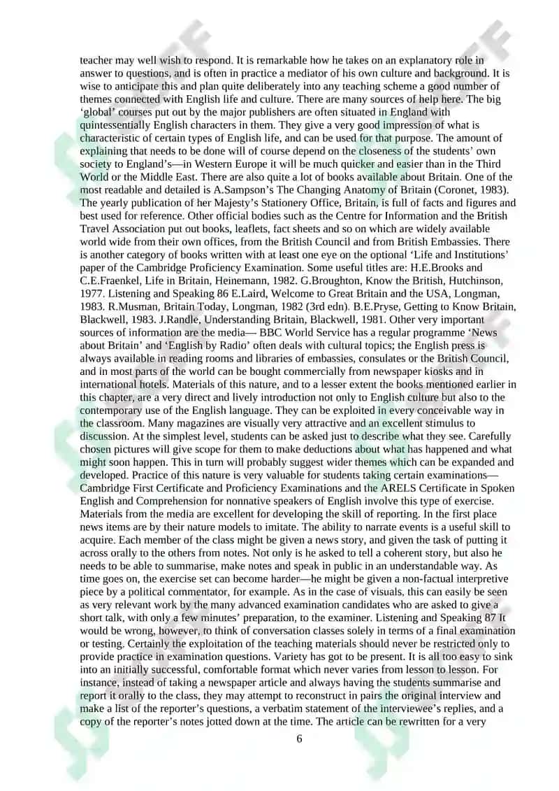 COURSE PAPER The importance of guided oral workin FLT 6